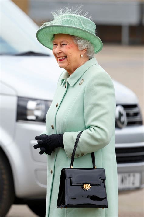 queen elizabeth launer bag